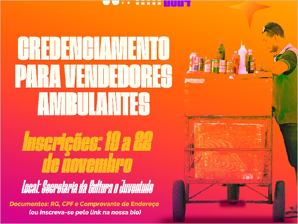 Prefeitura de Ipaporanga inicia cadastramento de vendedores ambulantes para Ipaporanga Fest 2024